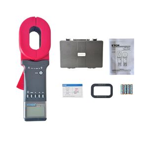ETCR2000C+ Ground Resistance Meter Earth Resistance Tester Clamp Earth Resistance Measurement 0.010Ω~1200Ω 0.00mA~20.0A Double Insulation