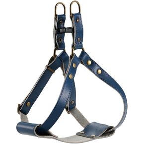 BONBI ALCON Tochigi Leather Dog Harness for Small Dogs, Red, Size S, Made in Japan