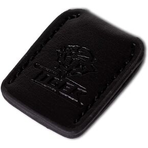 Tiger Leather Billiard Pool Cue Tip Cover Protector Black
