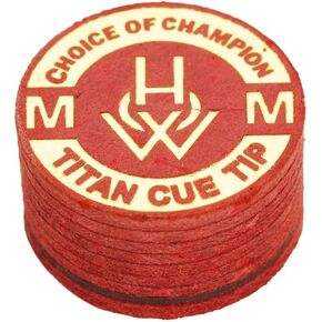 CRICAL How Titan Tips S M H 14mm Tips Pool Cue Tip/Snooker Cue Tip/Glue on Billiard Accessories