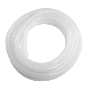 White SiliconeTubing, 1/2"ID, 3/4"OD, 1/8"Wall, 10' Length