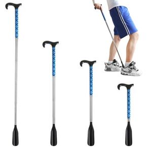 Portable Shoe Horn Long Handle, 13.78-34.5 Inch Telescopic Shoe Horn for Seniors, Men, Women and Kids, Adjustable Length Dressing Aid Stick Shoe Tongue, Lazy Shoe Helper for Boots and Shoes in Saudi Arabia
