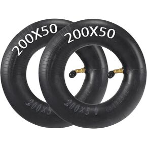 2-pack 200x50 inner tube,Electric Scooter Tire Tube Compatible with Dune Buggy, ePunk, Crazy Cart, PowerRider 360 Razor E100, E150, E200, Power Core E100
