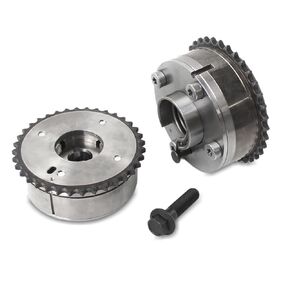PANGOLIN 2PCS Intake & Exhaust Camshaft Adjuster VVT Timing Cam Gear 13050-0T010 13050-0T021 13050-0T050 for Corolla 2009-2015 Prius Scion 1.8L 1ZR 2ZR Engine Aftermarket Part