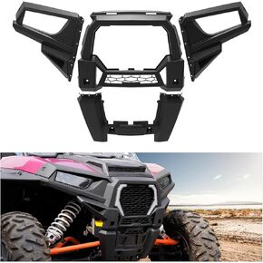HAKA TOUGH Front Fascia for Polaris RZR XP 1000 Accessories 2014-2018, Plastic Front Headlight bumper Cover Panel for Polaris RZR XP4 1000 /RZR 900 accessories,Replace #5439786-070