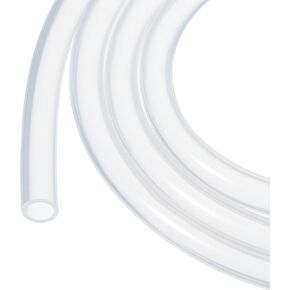 6.6ft 3/4" ID x 1" OD Silicone Tubing Black Industrial Plastic Tubing Pure Silicone Hoses for Pump Siphoning Draining Irrigation Brewing