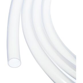 10ft 1/32" ID x 1/8" OD Silicone Tubing Clear 1mm x 3mm Industrial Plastic Tubing Pure Silicone Hoses for Pump Siphoning Draining Irrigation Brewing