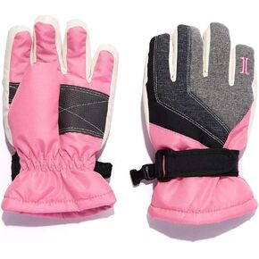 Igloos Girls Taslon Sprawl Blocked Waterproof Ski Gloves - Insulated for Cold Winter Weather