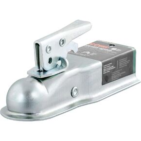 CURT 25105 Straight Tongue Trailer Coupler for 2-1/2-Inch Channel, 1-7/8-In Hitch Ball, 2,000 lbs