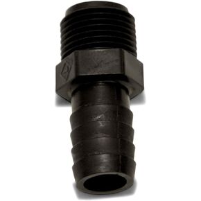 3/8" MPT x 1/2" Barb, Straight Coupler - RV Freshwater Tanks Fitting (3)