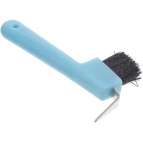 3Pcs Horse Hoof Pick Brushes Pick Brush Cleaning Tool for Horses Clean Hoofs Horse Grooming Care Brush, Random Color