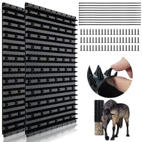 2Piece Silicone Horse and Cow Massage Brush - Animal Scratcher