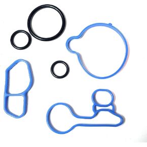 Coolant Thermostat Housing Seal Kits Oil Cooler Gasket Seal Kit 55568536 55568539 55565619 55565385 55566784 for 1.4L Turbocharged Oil Filter Housing Chevrolet Sonic Cruze Trax Buick Encore