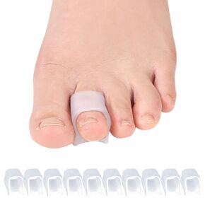10 Pcs Hammer Toes Corrector Toe Splints, Gel Toe Straighteners Overlapping, Curled, Crooked, Claw, Toe Corrector,Hammer Toes for Men and Women