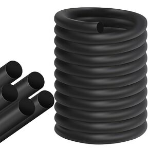 ToLanbbt Backer Rod EPDM Rubber 1/2" Diameter x 20' Length Caulk Saver Door Window Weather Stripping Seal for Concrete Filling Joints and Gaps (White)