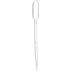 1 mL Transfer Pipettes with Graduations, Polyethylene Plastic, Disposable, 0.25 mL Graduation Interval (Pack of 500)