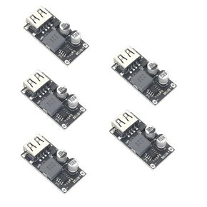 5pcs USB QC3.0 QC2.0 DC-DC Buck Converter Charging Module 6-32V 9V 12V 24V to Fast Quick Charger Circuit Board 3V 5V 12V (1 Channel)