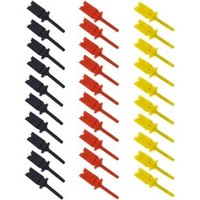 30pcs Fast Large hook test clamp Test hook quick hook clamp logic analyzer claw needle (flat)