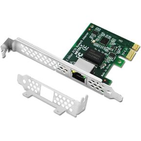 PCIE 2.5Gbps Ethernet Adapter for Windows 10 11 64bit and Windows Server 2019 2022 Desktop PCs, 2.5GbE PCIE Network Adapter, PCIE NIC Card, Intel I225V 2.5GbE Ethernet Controller (I225-T1)