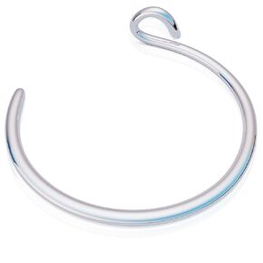 Silver Clip on Lip Piercing - Thin 20 Gauge 925 sterling silver Fake Lip Ring - Comfortable Handmade Silver Piercing