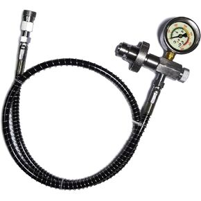 PCP Diving Paintball Tank Fill Station DIN G5/8 Refill Connector Stainless Steel HPA Scuba Filling Stations