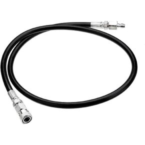 Universal DN2 Microbore Hose 4500 PSI PCP Paintball Fill Whip with Foster Quick-Detach Hose Assembly