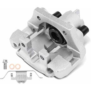A-Premium Disc Brake Caliper Assembly with Bracket Compatible with Select BMW Models - 525i 04-07, 525xi 06-07, 528i 08-10, 528i xDrive 09-10, 530i 04-07, 530xi 06-07 - Rear Right Passenger Side