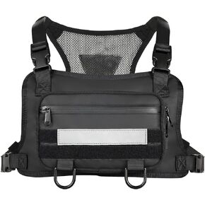 VISMIX Waterproof Running Chest Pack, Lightweight Sports Chest Bag For Workouts, Running, Cycling, Skiing