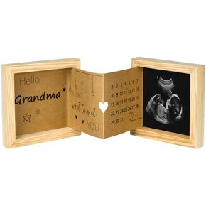 Pregnancy Announcement for Godmother,Baby Announcement Thoughtful Creativity Long-Lasting Meaning,First Time Godmother Keepsake Gifts Sonogram Ultrasound Picture Box
