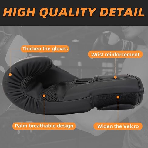 قفازات الملاكمة للرجال والنساء، قفازات تدريب الملاكمة الاحترافية، قفازات تدريب ثقيلة للبالغين للملاكمة، جودة ممتازة وممتصة للصدمات لحماية السلامة in Kuwait