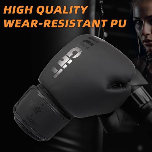 قفازات الملاكمة للرجال والنساء، قفازات تدريب الملاكمة الاحترافية، قفازات تدريب ثقيلة للبالغين للملاكمة، جودة ممتازة وممتصة للصدمات لحماية السلامة in Kuwait