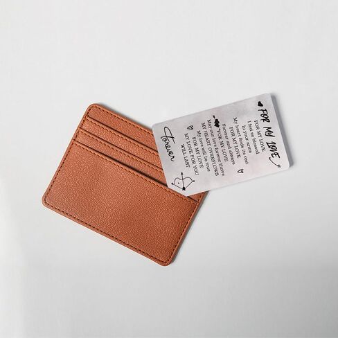 Wallet Card，Metal Engraved Wallet Insert Card（I LOVE YOU FOREVER), Metal Gift Card for Him or Her, Anniversary Card for Wedding, Birthday and Valentine's Day in Saudi Arabia