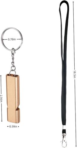 6 قطع من صفارات الإنقاذ الطارئة، مع سلسلة مفاتيح قصيرة للتنزه في الهواء الطلق، وركوب القوارب وصيد الأسماك، وإشارة إنقاذ الأطفال، صفارة نجاة ثلاثية الأنبوب مزدوجة in Kuwait