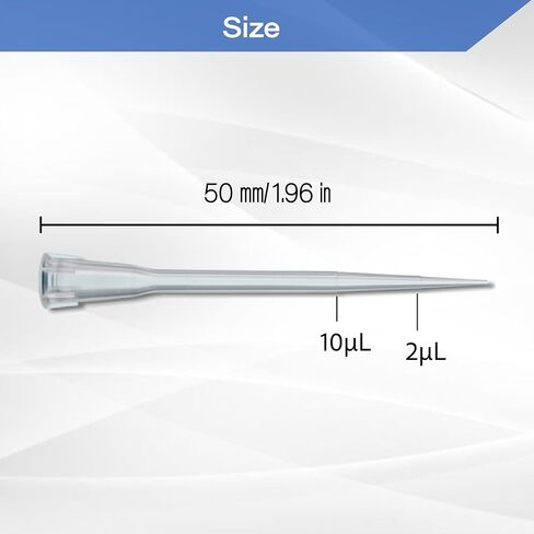 10 ميكرولتر، طرف طويل، متدرج، طبيعي، حامل النظام (PP) 120P-207C in Kuwait