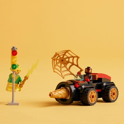 LEGO Marvel Drill Spinner Vehicle, Miles Morales Spin Car with 2 Minifigures, Marvel Toy from Disney+ TV Series Spidey and His Amazing Friends, Gift for Kids, Spider-Man Toy for 4-6 Year Olds, 10792 in Saudi Arabia