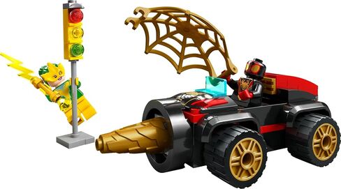 LEGO Marvel Drill Spinner Vehicle, Miles Morales Spin Car with 2 Minifigures, Marvel Toy from Disney+ TV Series Spidey and His Amazing Friends, Gift for Kids, Spider-Man Toy for 4-6 Year Olds, 10792 in Saudi Arabia