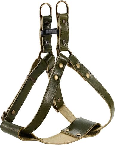 BONBI ALCON Tochigi Leather Dog Harness for Small Dogs, Red, Size S, Made in Japan in Saudi Arabia