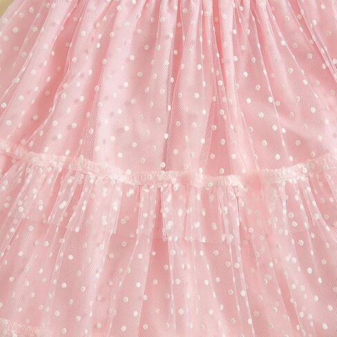 Toddler Baby Girl Summer Boho Dress Solid Color Spaghetti Strap Square Neck Tulle Dress Kids Beach Sundress in Saudi Arabia