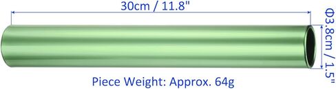 عصا مسار التتابع - أنبوب مجوف من سبائك الألومنيوم الناعم، يمكن وضعه على بناء الفريق/سباقات التتابع (1.5 بوصة × 11.8 بوصة، أخضر) in Kuwait