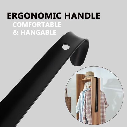 لبيسة حذاء معدنية مقاس 16.5 بوصة/42 سم مصنوعة من الفولاذ المقاوم للصدأ عالي الجودة للرجال والنساء والأطفال in Kuwait