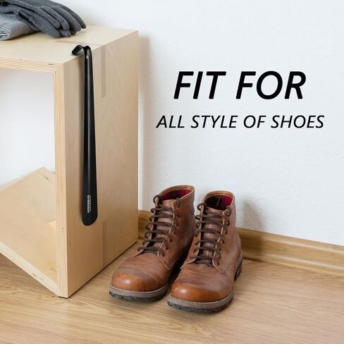 لبيسة حذاء معدنية مقاس 16.5 بوصة/42 سم مصنوعة من الفولاذ المقاوم للصدأ عالي الجودة للرجال والنساء والأطفال in Kuwait