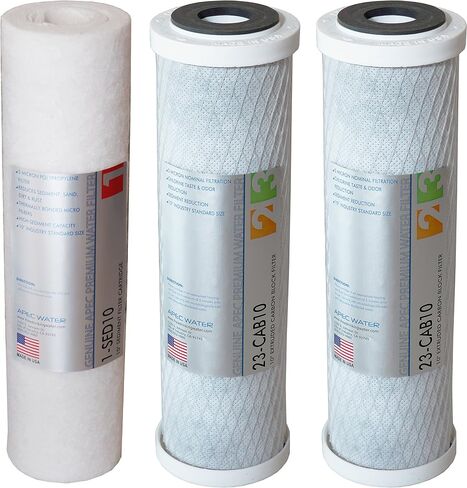 APEC Water Systems RO-90 Ultimate Series Top Tier Supreme Certified High Output 90 GPD، صنبور كروم ومجموعة تركيب صانع الثلج ICEMAKER-KIT-38-14-RO-A، مجموعة من 3 قطع، أبيض in Kuwait