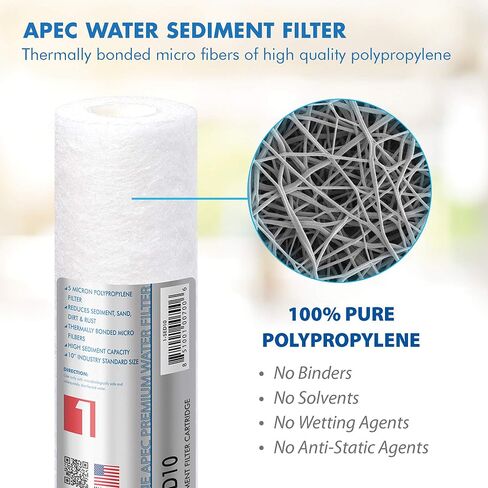 APEC Water Systems RO-90 Ultimate Series Top Tier Supreme Certified High Output 90 GPD، صنبور كروم ومجموعة تركيب صانع الثلج ICEMAKER-KIT-38-14-RO-A، مجموعة من 3 قطع، أبيض in Kuwait