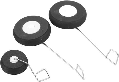 Rc Landing Gear, Rc Airplane Spare Parts Black Replacement Part With Wheel For Rc Airplane in Saudi Arabia