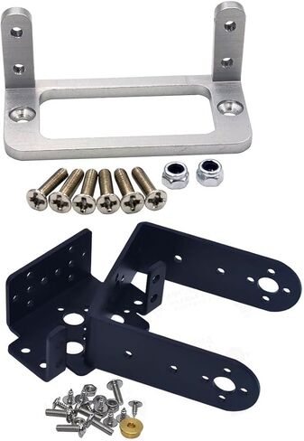 2 قطعة RC سيرفو جبل قوس الألومنيوم سيرفو صينية حامل مقعد ل معيار سيرفو Futaba S3003 RC قارب in Kuwait