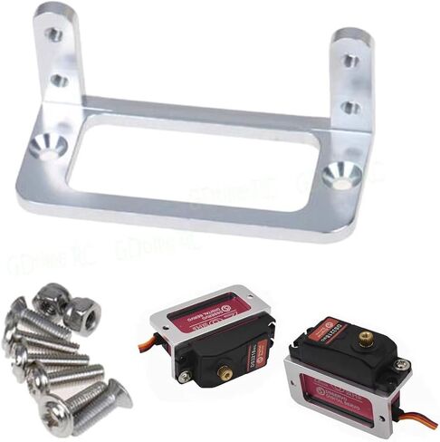 2 قطعة RC سيرفو جبل قوس الألومنيوم سيرفو صينية حامل مقعد ل معيار سيرفو Futaba S3003 RC قارب in Kuwait