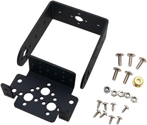 2 قطعة RC سيرفو جبل قوس الألومنيوم سيرفو صينية حامل مقعد ل معيار سيرفو Futaba S3003 RC قارب in Kuwait