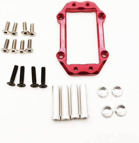 Alloy Steering Servo Mount Set for Arrma Typhon 6S BLX Kraton 6S BLX Outcast 6S BLX Notorious 6S BLX Mojave 6S BLX Talion 6S BLX Fireteam 6S BLX Upgrade Parts Replacement for AR320430 (Red) in Saudi Arabia