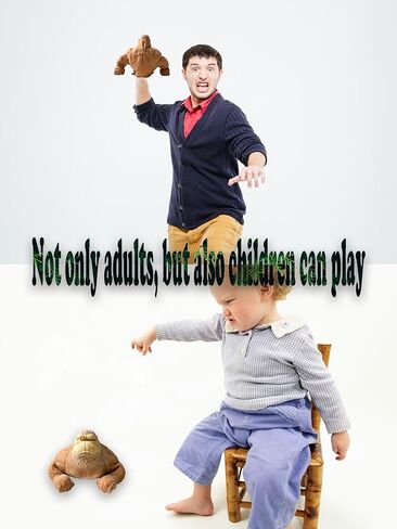 ألعاب فيدجيت، لعبة غوريلا الضغط المملوءة بالرمال المضحكة، ألعاب ضغط على شكل قرد من اللاتكس الناعم للبالغين والأطفال، لعبة مرنة قابلة للتمدد لتخفيف التوتر والقلق، هدايا مبتكرة لأعياد الميلاد والعطلات in Kuwait