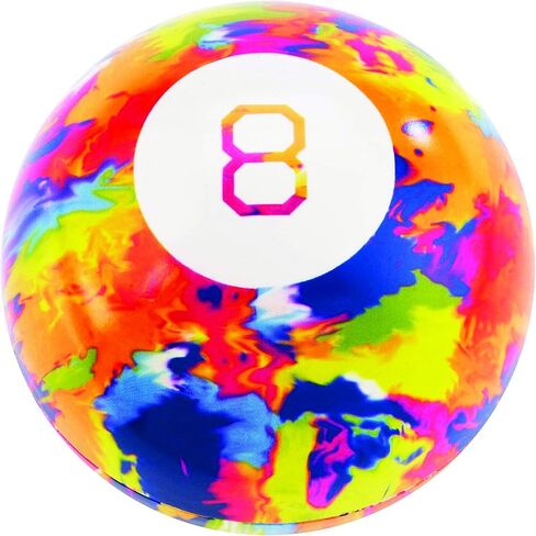 World's Smallest Magic 8 Ball Tie Dye, Multi, Model:5140 in Saudi Arabia